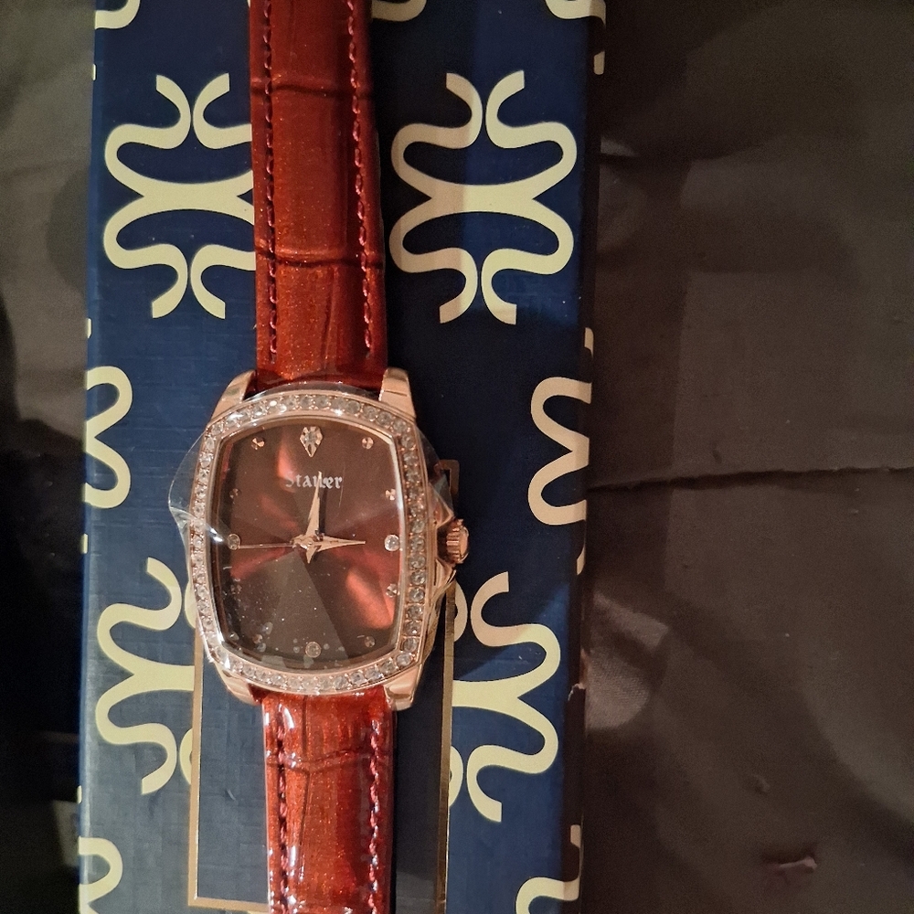 Stauer Women's Watch with Brown Strap